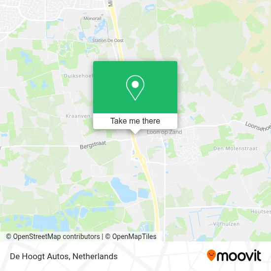 De Hoogt Autos map