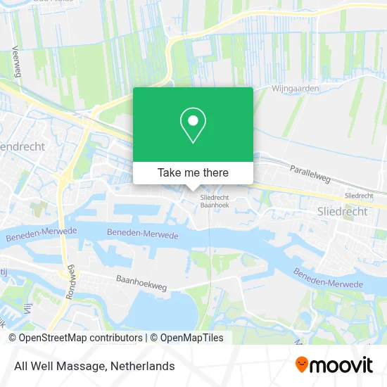 All Well Massage map
