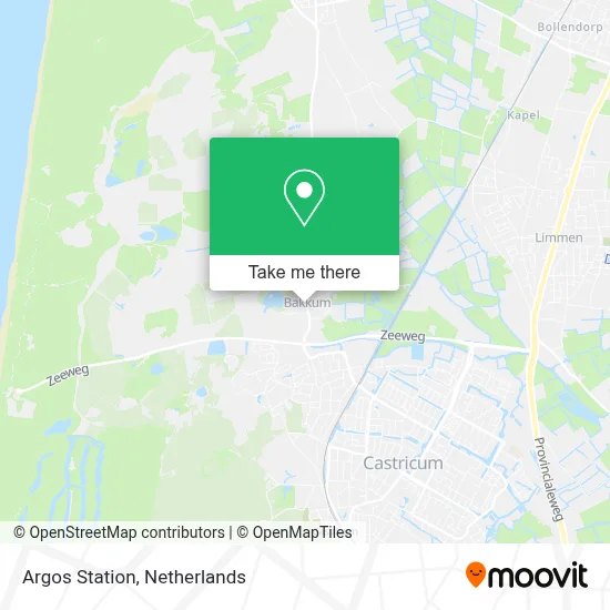 Argos Station map
