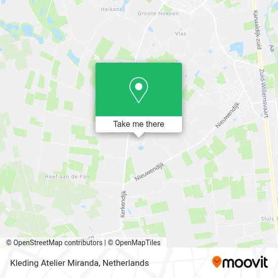 Kleding Atelier Miranda map
