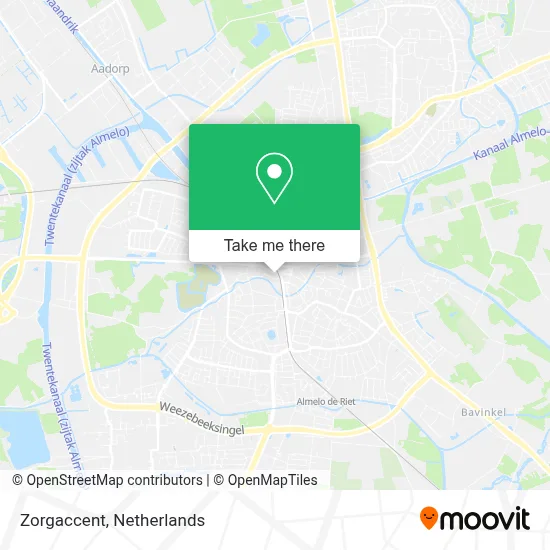 Zorgaccent map
