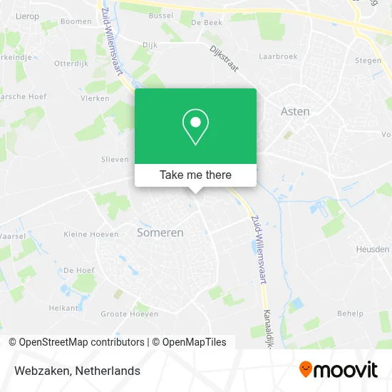 Webzaken map