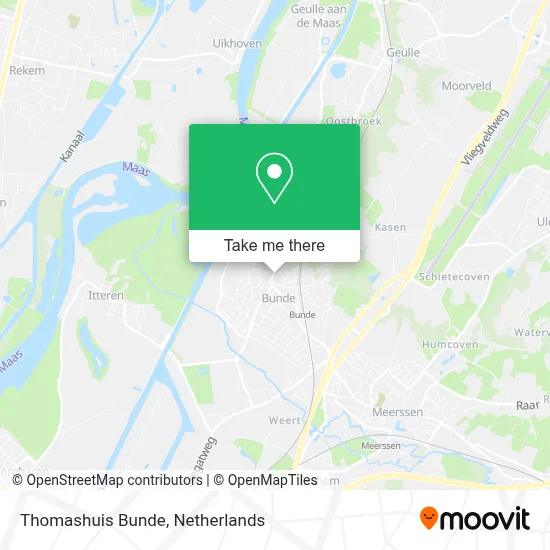 Thomashuis Bunde map