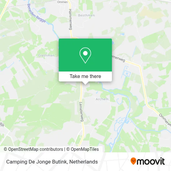 Camping De Jonge Butink map