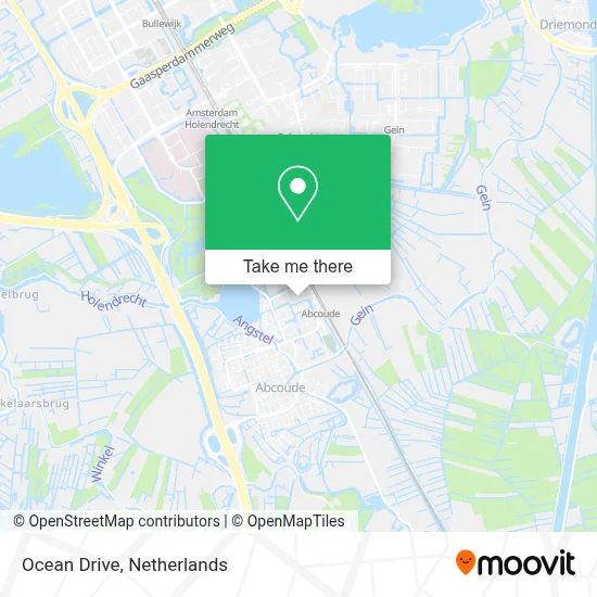 Ocean Drive map
