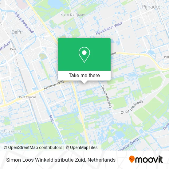 Simon Loos Winkeldistributie Zuid map