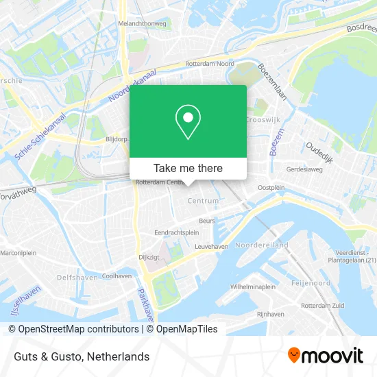 Guts & Gusto map