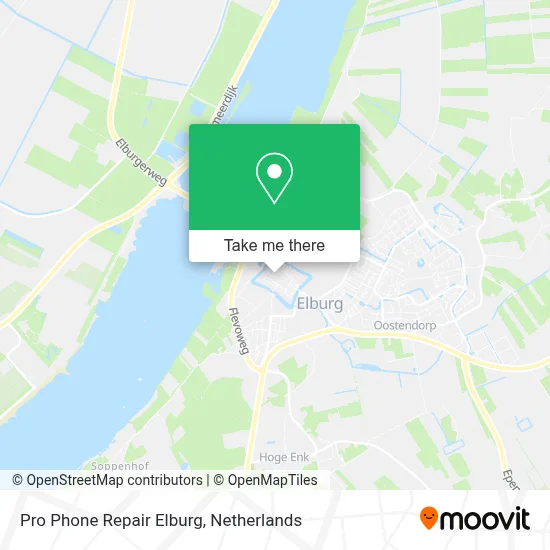 Pro Phone Repair Elburg map