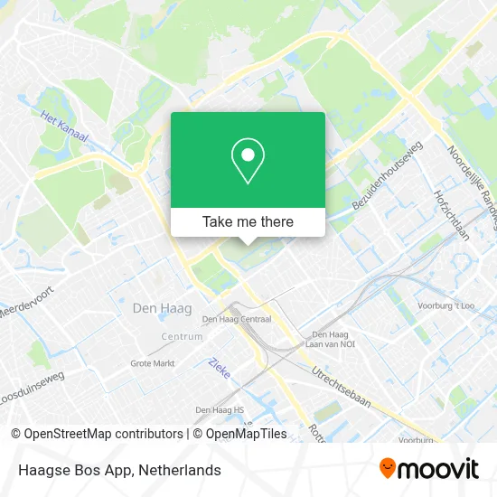 Haagse Bos App map