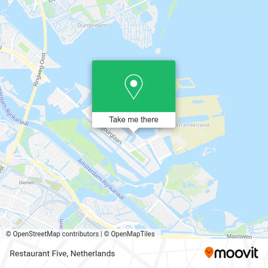 Restaurant Five map