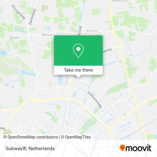 Subway® map