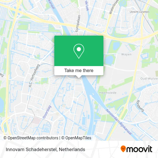 Innovam Schadeherstel map