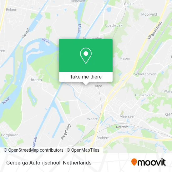Gerberga Autorijschool map