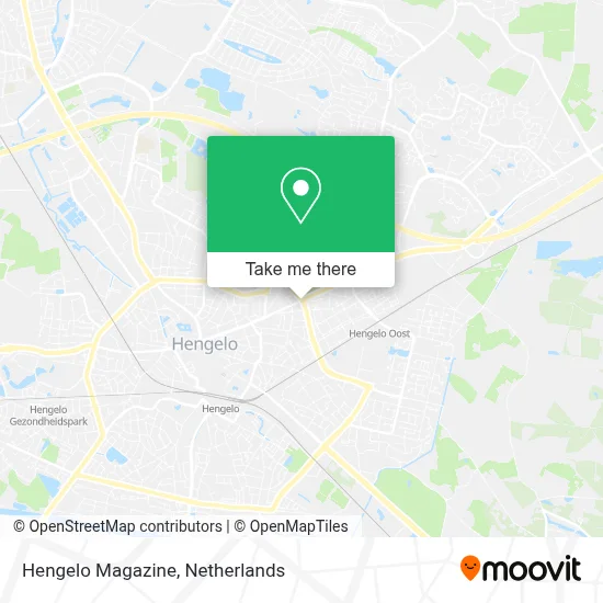 Hengelo Magazine map