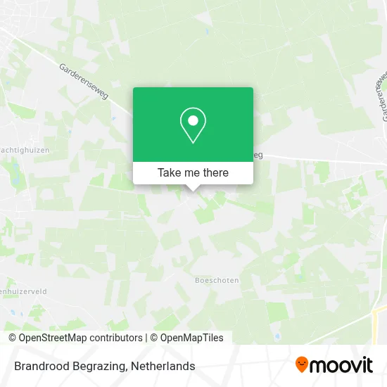 Brandrood Begrazing map