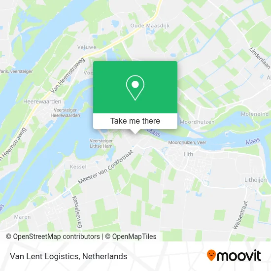 Van Lent Logistics map