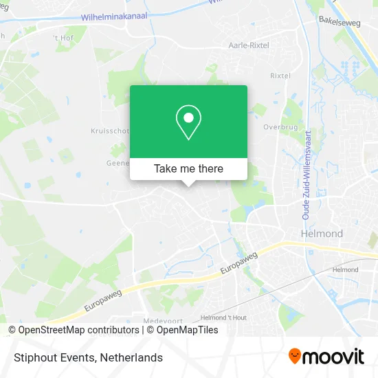 Stiphout Events map