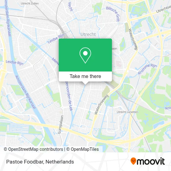 Pastoe Foodbar map