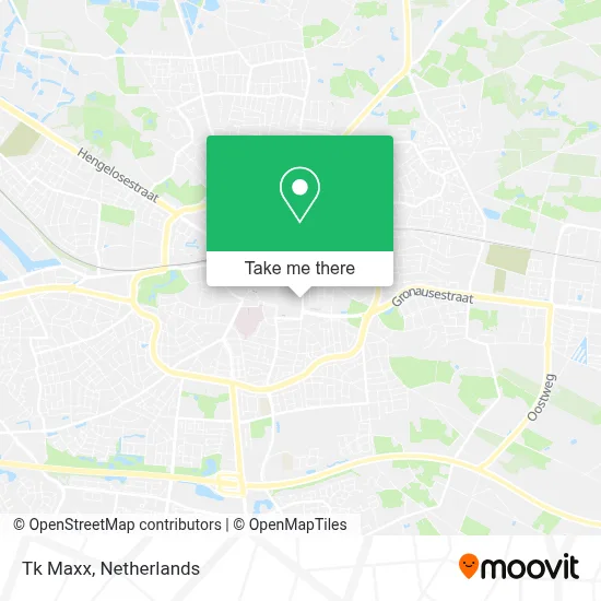 Tk Maxx map