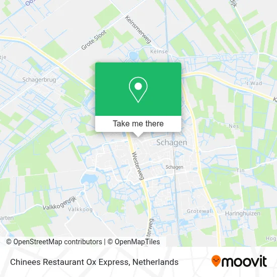 Chinees Restaurant Ox Express map