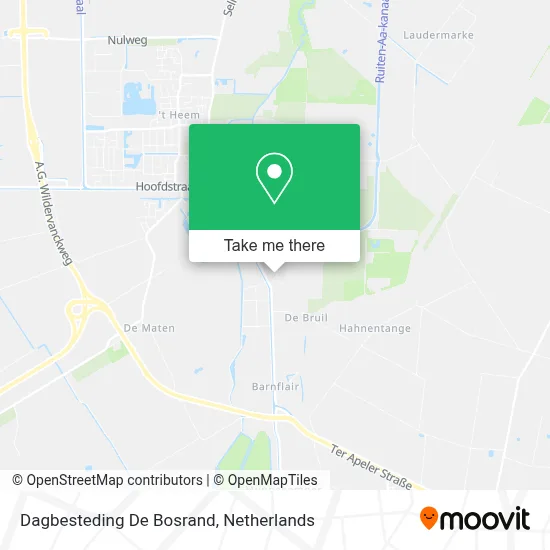 Dagbesteding De Bosrand map