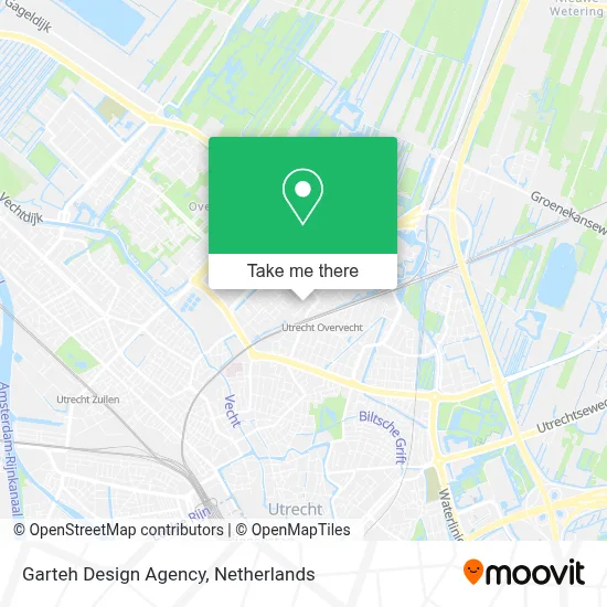 Garteh Design Agency map