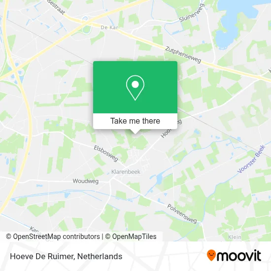 Hoeve De Ruimer map