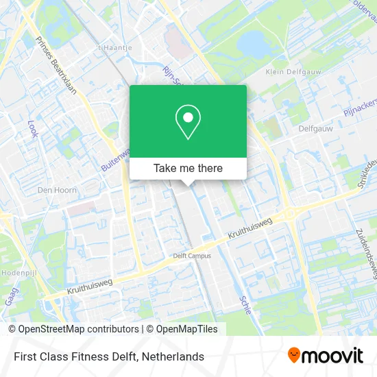 First Class Fitness Delft map