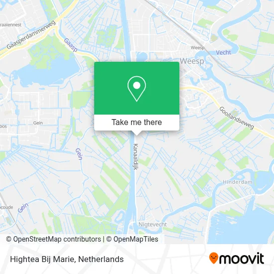 Hightea Bij Marie map