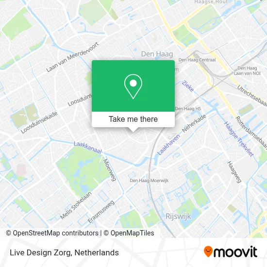 Live Design Zorg map