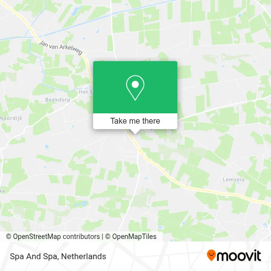 Spa And Spa map