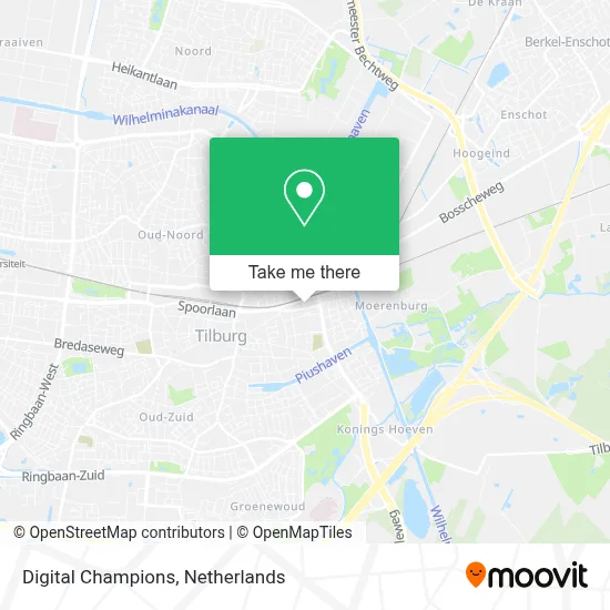 Digital Champions map