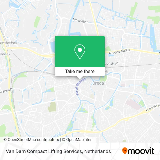 Van Dam Compact Lifting Services map