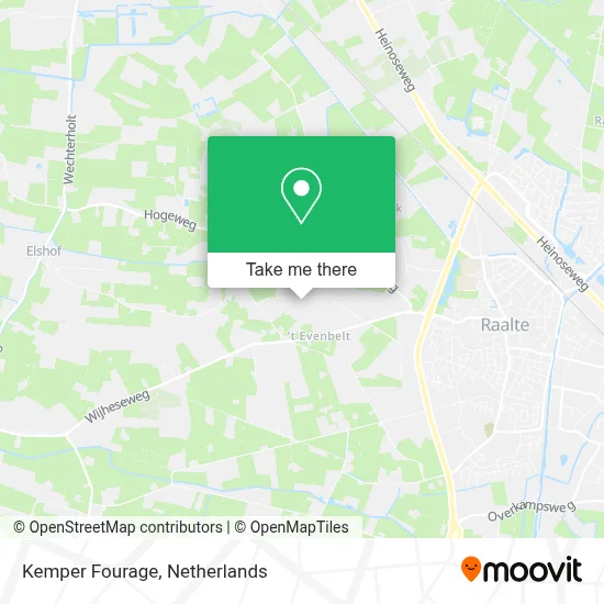 Kemper Fourage map
