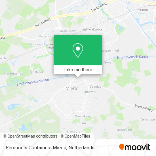 Remondis Containers Mierlo map