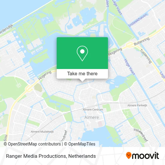Ranger Media Productions map