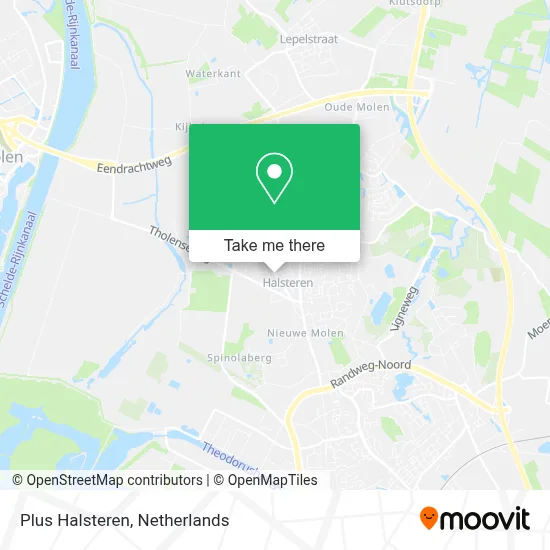 Plus Halsteren map