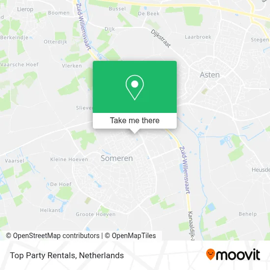 Top Party Rentals map