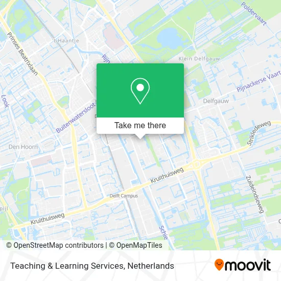 Teaching & Learning Services map