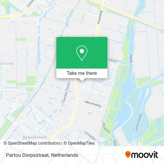 Partou Dorpsstraat map