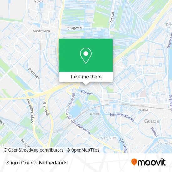Sligro Gouda map