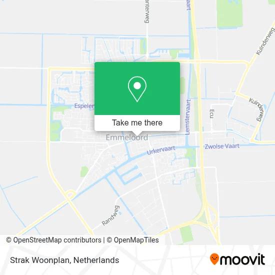 Strak Woonplan map