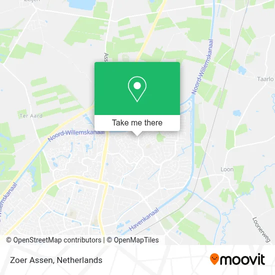 Zoer Assen map