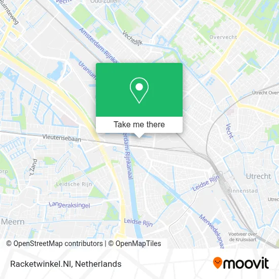 Racketwinkel.Nl map