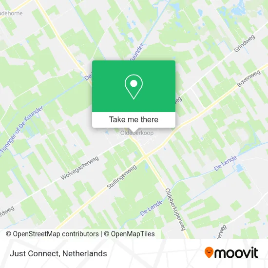 Just Connect map