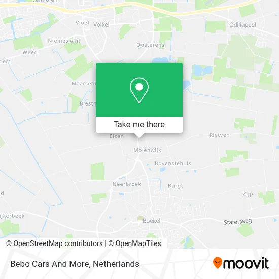 Bebo Cars And More map