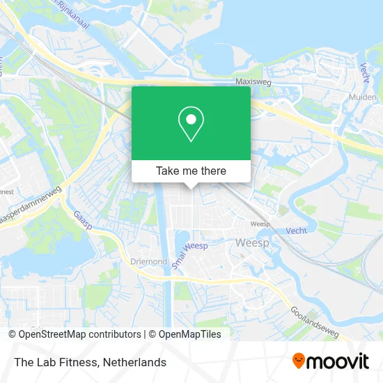 The Lab Fitness map