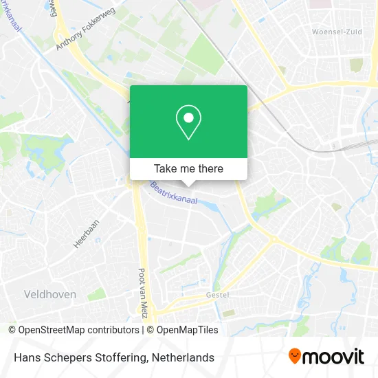 Hans Schepers Stoffering map