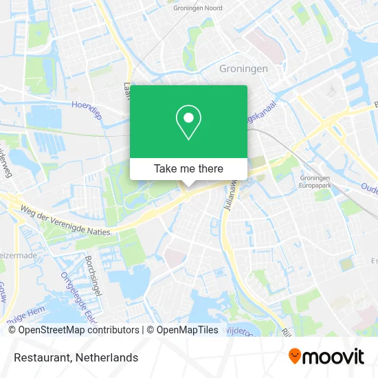 Restaurant map