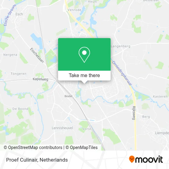 Proef Culinair map